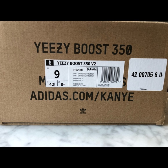 Adidas Yeezys Butter Sz 9 (Deadstock With Receipt) - Picture 3 of 8